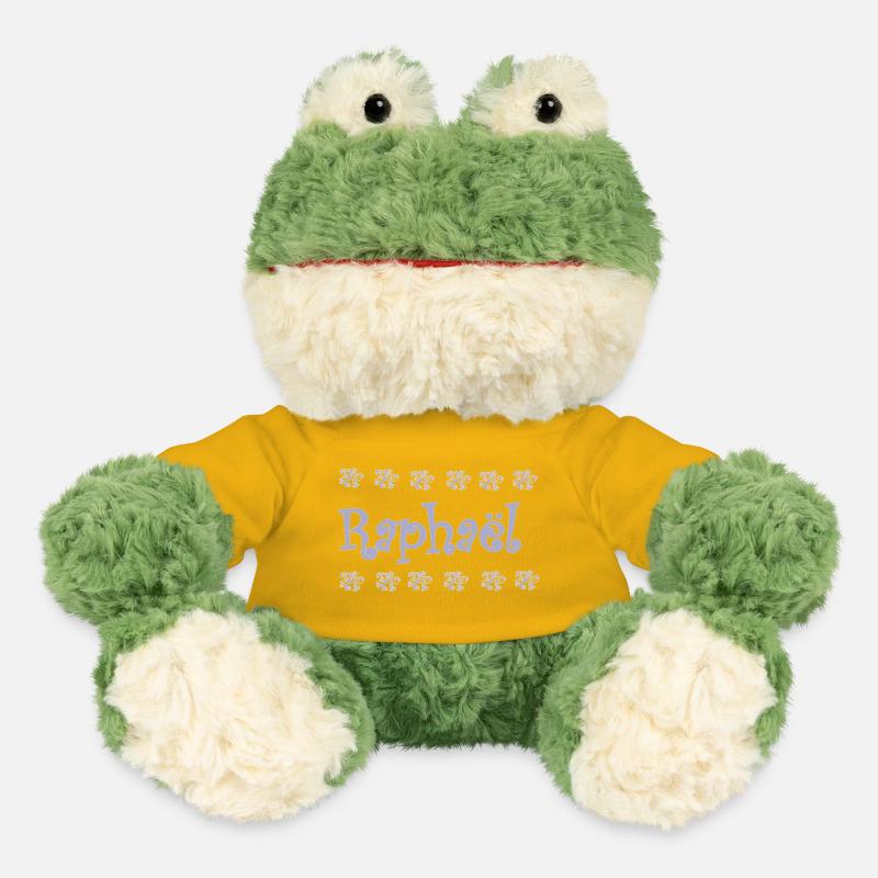 Raphael Floral Script - MiniFeet® Frog Torge - sun yellow