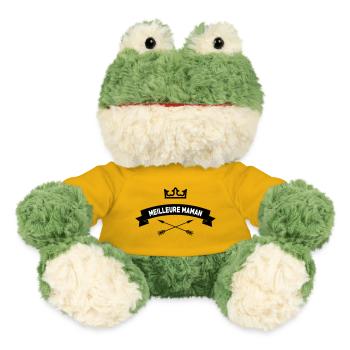 Meilleure Maman - Fête des Mères - Grenouille Torge MiniFeet® - jaune soleil - Devant