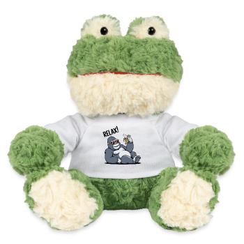 Entspannter Bananen-Gorilla - MiniFeet® Frosch Torge - Sonnengelb - Vorne