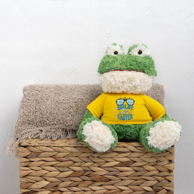 Bruh It's Greek Easter Orthodox Easter Pascha MiniFeet® Frog Torge