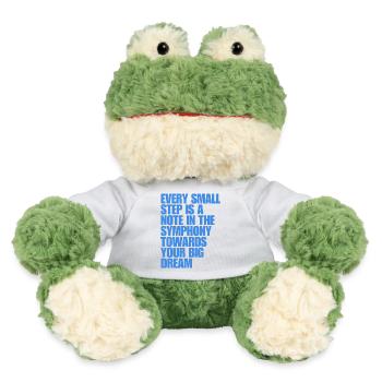 Inspirational Symphony Quote Design - MiniFeet® Frog Torge - sun yellow - Front