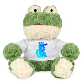Klare Motocross Botschaft - MiniFeet® Frosch Torge - Sonnengelb - Vorne