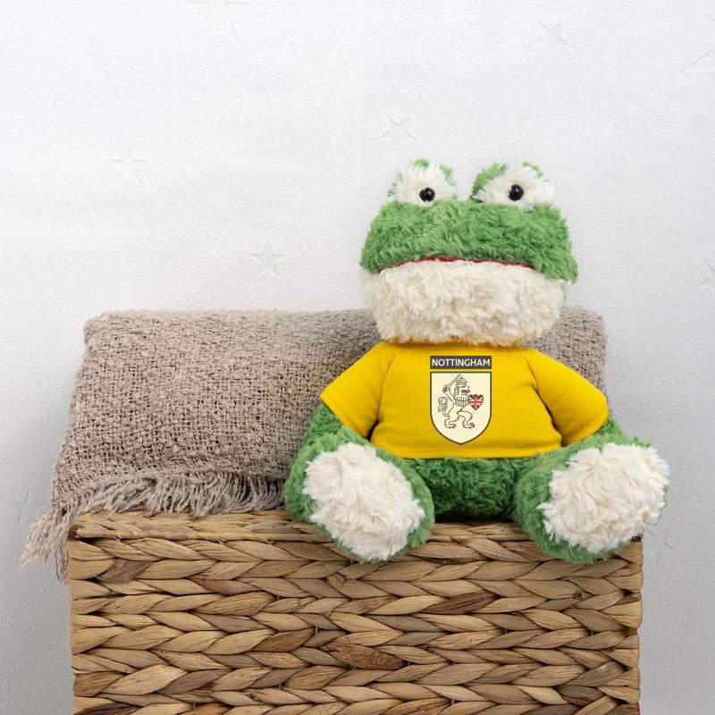 Nottingham Shield Lion with Sword MiniFeet® Frog Torge