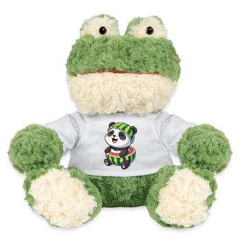 Mignon panda melon cartoon Waterfruit Summer Joy - Grenouille Torge MiniFeet® - jaune soleil - Devant