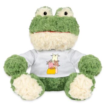katzen treffen bunt - MiniFeet® Frosch Torge - Sonnengelb - Vorne