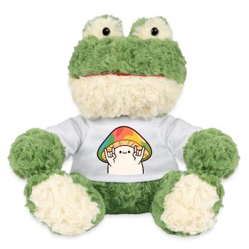 Un champignon hétéroclite marque la pierre - Grenouille Torge MiniFeet® - jaune soleil - Devant