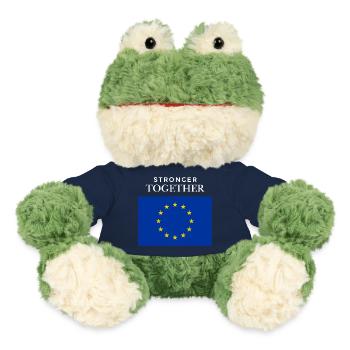 Gemeinsam Stark EU Flagge - MiniFeet® Frosch Torge - French Navy - Vorne