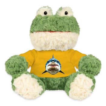 Hai Haifisch Tigerhai Taucher Süße Haie Weißer Hai - MiniFeet® Frosch Torge - Sonnengelb - Vorne