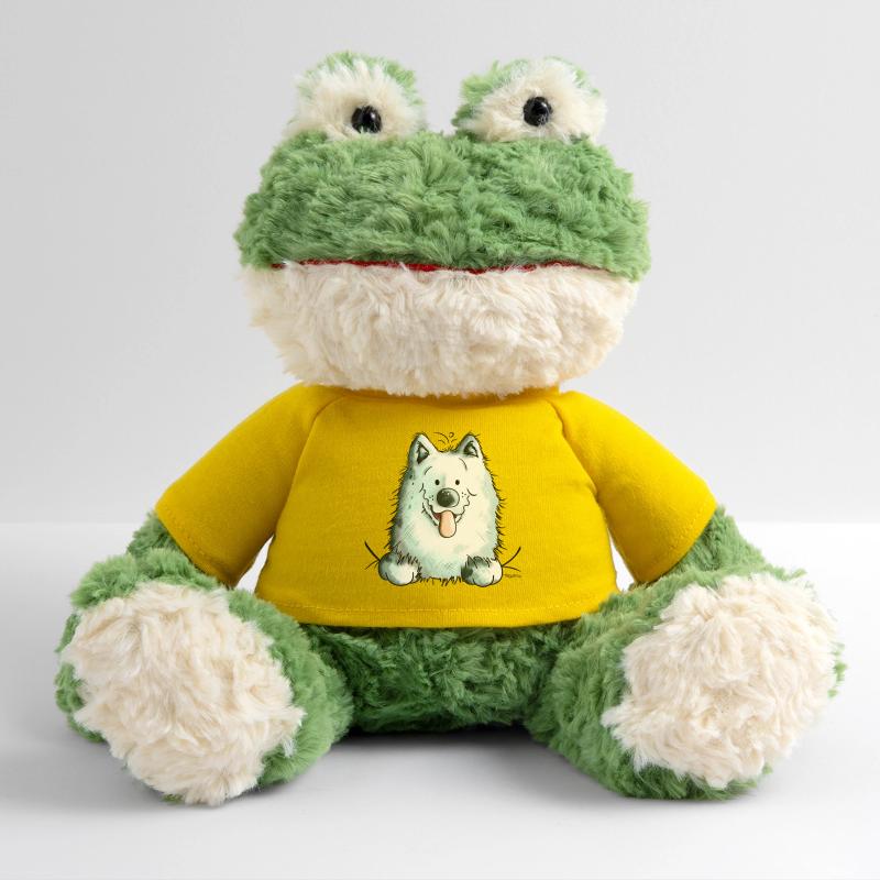 Cute Samoyed Dog MiniFeet® Frog Torge