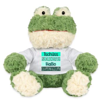 Tschüss Realschule - Hallo Gymnasium - MiniFeet® Frosch Torge - Sonnengelb - Vorne