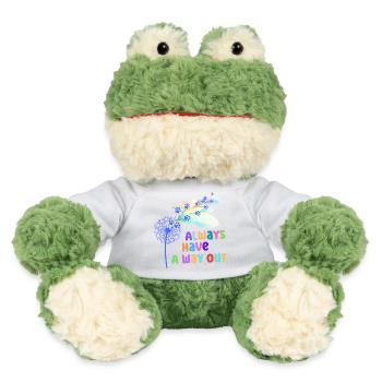 Graphiques colorés avec slogan - Grenouille Torge MiniFeet® - jaune soleil - Devant