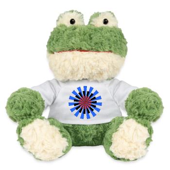Radiale Farbburst Kontrast - MiniFeet® Frosch Torge - Sonnengelb - Vorne