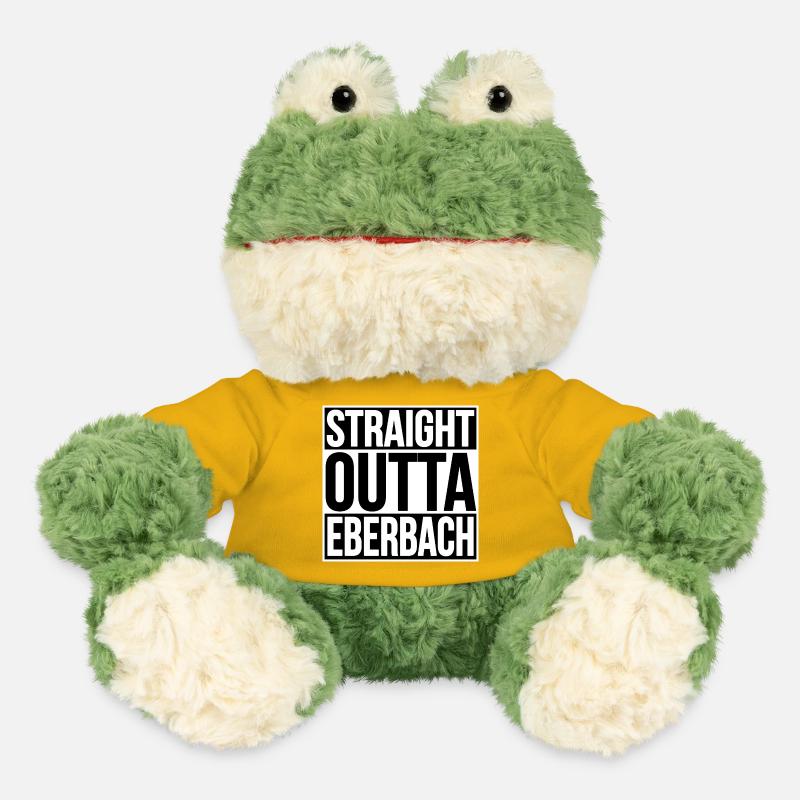 Slogan Typo Eberbach - Grenouille Torge MiniFeet® - jaune soleil