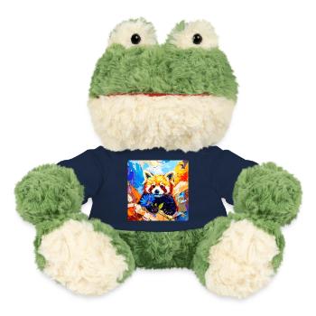 Panda Rouge Fleur Bleue - Grenouille Torge MiniFeet® - bleu marine - Devant