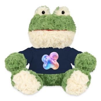 Glänzendes Pastell-Abstraktes Bubble-Design - MiniFeet® Frosch Torge - French Navy - Vorne