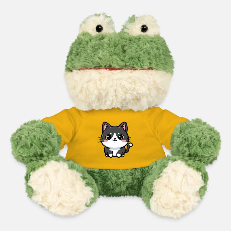 Chibi Cat Charm - MiniFeet® Frog Torge - sun yellow