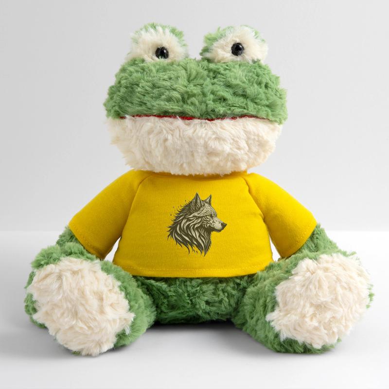 Geometrischer Schwarzer Wolf MiniFeet® Frosch Torge