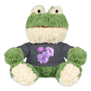 Moody_Purple_Floral_Wall_Art_Dark_Botanical_Pri - MiniFeet® Frosch Torge - Sonnengelb - Vorne
