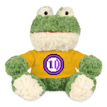 Arcade Münze 10 Jahre Jubiläum - MiniFeet® Frosch Torge - Sonnengelb - Vorne