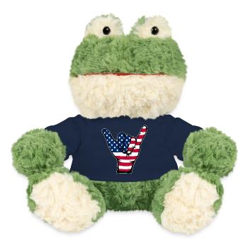 Icône de surf du drapeau des États-Unis - Grenouille Torge MiniFeet® - bleu marine - Devant