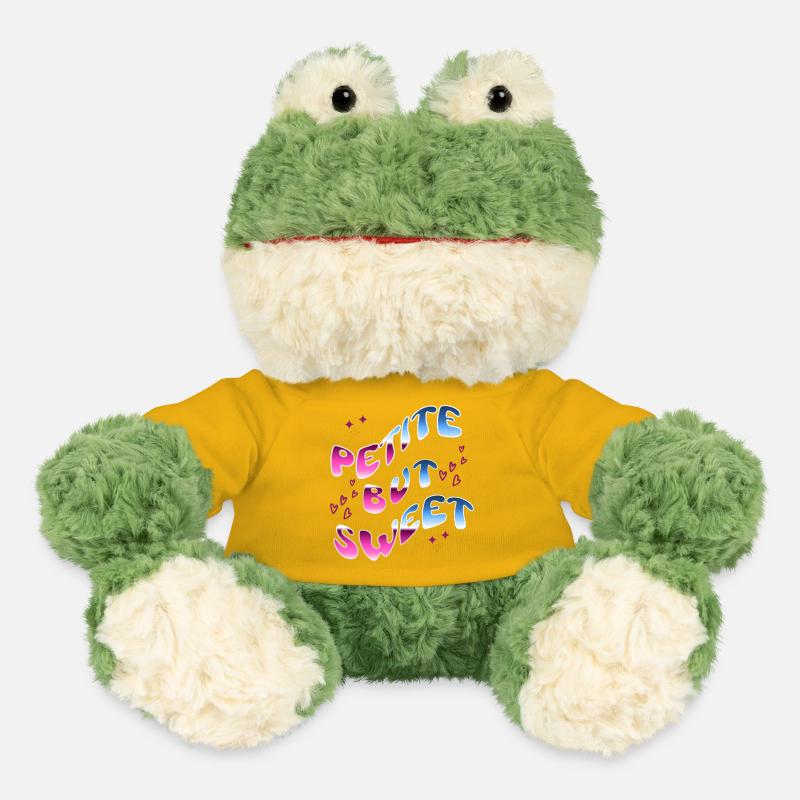 Petite but Sweet - Text Tee - MiniFeet® Frog Torge - sun yellow