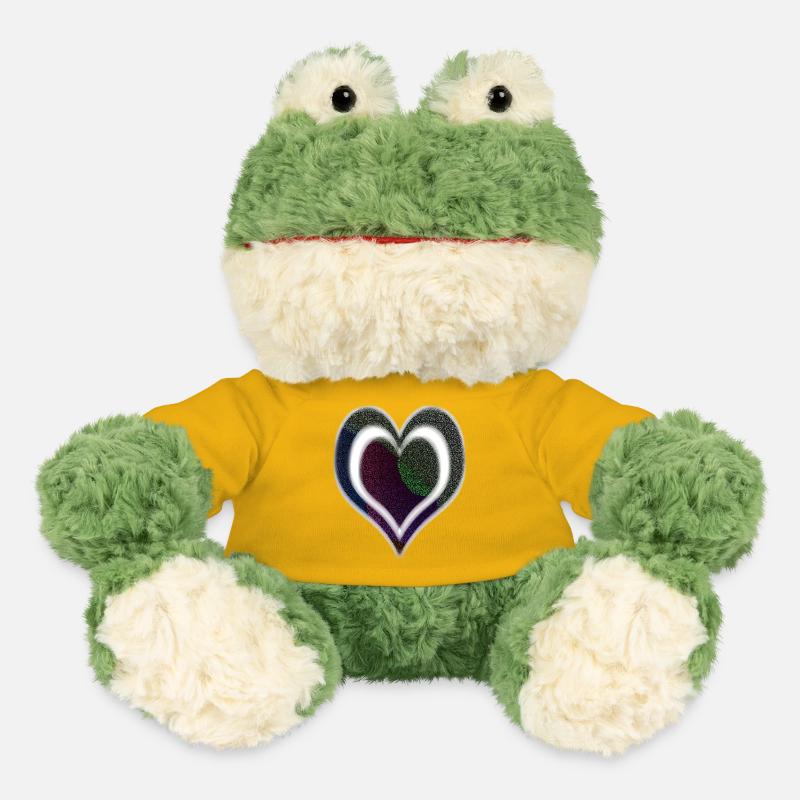 Double heart - MiniFeet® Frog Torge - sun yellow