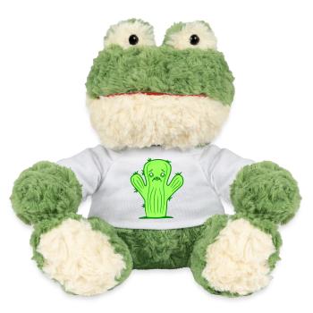 Kaktus Gesicht Traurig Weinen Unglücklich Einsam - MiniFeet® Frosch Torge - Sonnengelb - Vorne