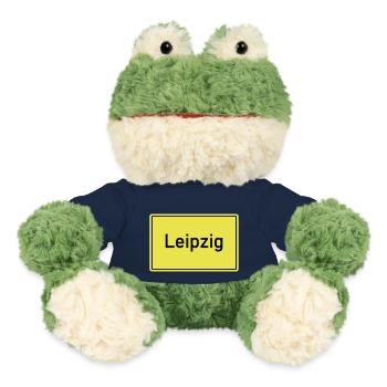 ortsschild leipzig - MiniFeet® Frosch Torge - French Navy - Vorne
