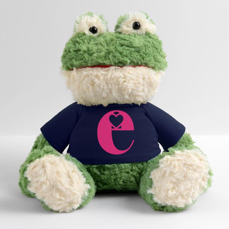 Buchstabe e Anfangsbuchstabe mit Herz MiniFeet® Frosch Torge