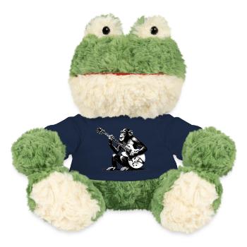 Guitar | Monkey Orchestra Street Art Banksy Style - MiniFeet® Frog Torge - french navy - Front