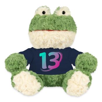 Numéro 13 multicolore - Grenouille Torge MiniFeet® - bleu marine - Devant