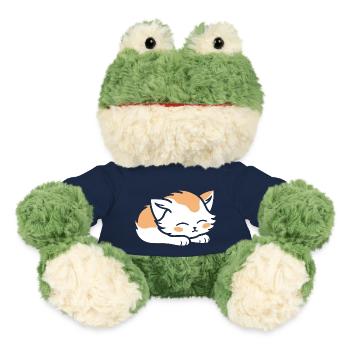 Bébé chat qui dors - Grenouille Torge MiniFeet® - bleu marine - Devant