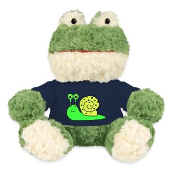 schnecke funny - MiniFeet® Frosch Torge - French Navy - Vorne