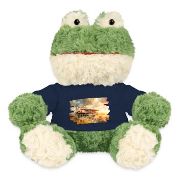 Klassisches Muscle-Car im Schein des Sonnenuntergangs - MiniFeet® Frosch Torge - French Navy - Vorne