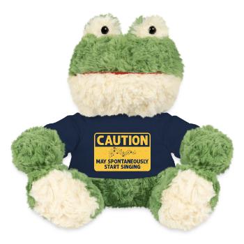 Caution May Spontaneously Start Singing Singer Kar - MiniFeet® Frosch Torge - French Navy - Vorne