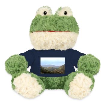 Montagnes de montagne Paysage de montagne Poster - Grenouille Torge MiniFeet® - bleu marine - Devant
