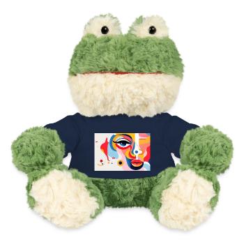 Abstraktes und surrealistisches Porträt des Gesichts. - MiniFeet® Frosch Torge - French Navy - Vorne
