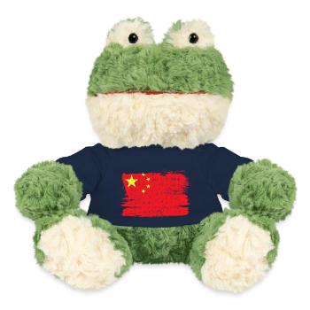 Cina Bandiera China Flagge Frieden Vintage - MiniFeet® Frosch Torge - French Navy - Vorne