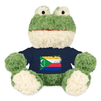 Comoros Bandiera Flag Peace Vintage - MiniFeet® Frog Torge - french navy - Front