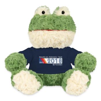 Funny Time Travel Birthday Design September 2018 - MiniFeet® Frog Torge - french navy - Front