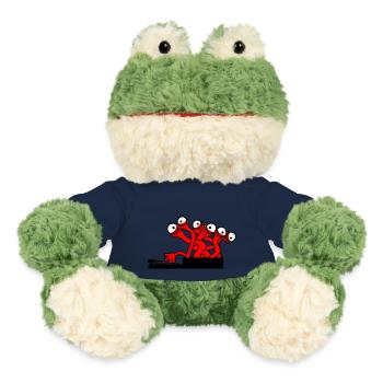 3 DJ Party Eyes Monster Alien Alien Horror - MiniFeet® Frog Torge - french navy - Front