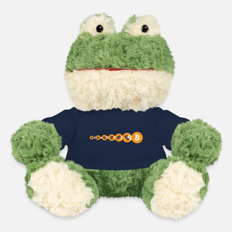 Bitcoin BTC Evolution - MiniFeetĀ® Frog Torge - french navy