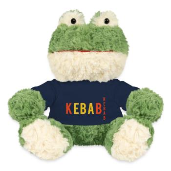 Burger Fast Food Essen Geschenk Spruch Lustiges - MiniFeet® Frosch Torge - French Navy - Vorne