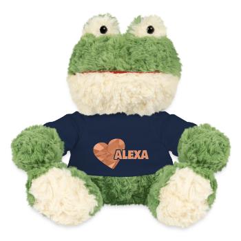 Geschenk für Alexa - MiniFeet® Frosch Torge - French Navy - Vorne