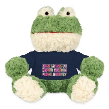beard gang christmas beard fear harden - MiniFeet® Frosch Torge - French Navy - Vorne