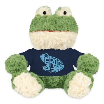 Verspielte Frosch-Typografie - MiniFeet® Frosch Torge - French Navy - Vorne