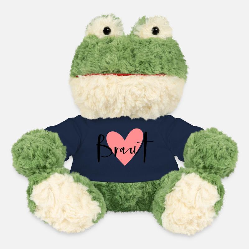 Brud rosa hjärta nans fest - MiniFeet® groda Torge - marinblå