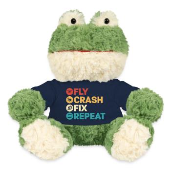 Fly crash Fix Répéter Drone Pilote RC Vol - Grenouille Torge MiniFeet® - bleu marine - Devant
