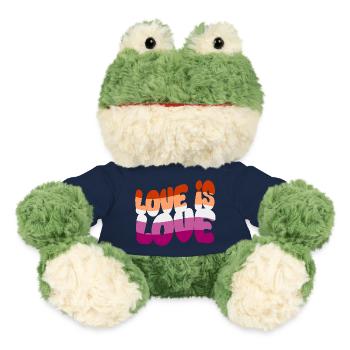 Love is Love – Lesbian & Proud - MiniFeet® Frog Torge - french navy - Front