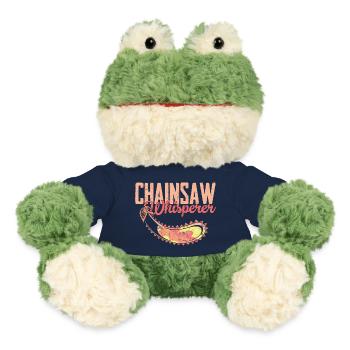 Chainsaw Whisperer Logging Lumberjack Logger - MiniFeet® Frog Torge - french navy - Front